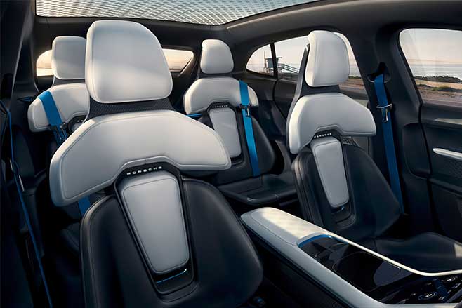Porsche Mission E Cross Turismo seats