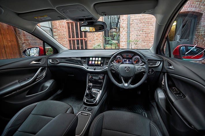 Holden Astra interior