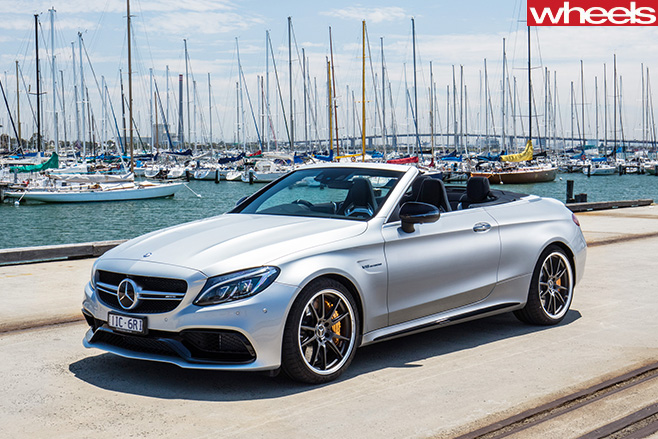 Mercedes -AMG-C63-Cabriolet -front -side