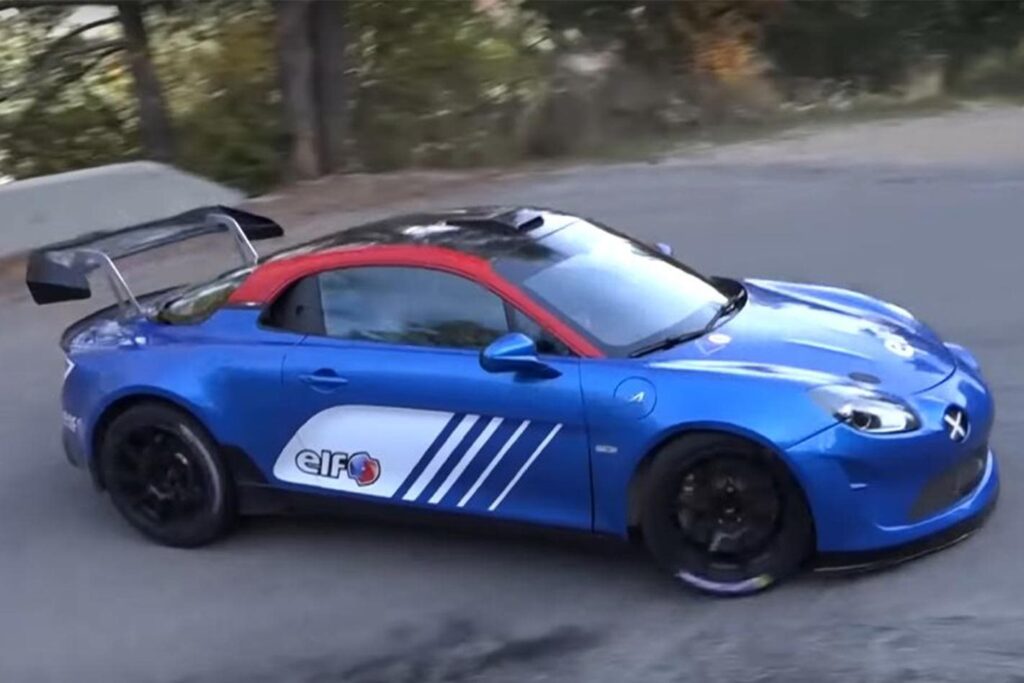 Alpine A110 R-GT rally car