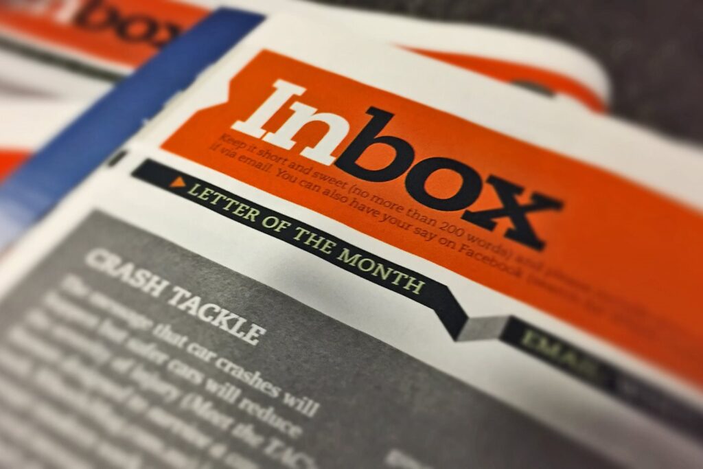 Wheels Magazine reader letters