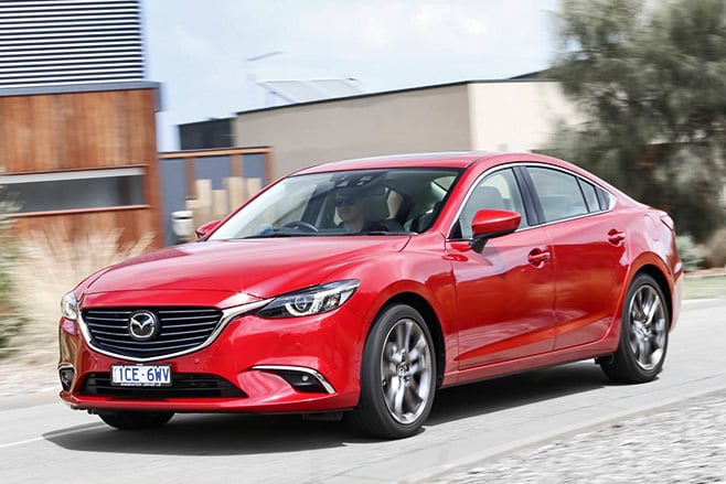 Mazda 6 front side driving