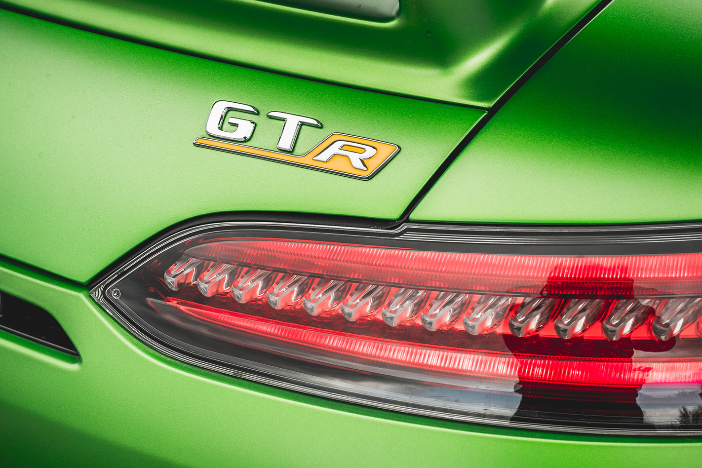 Mercedes AMG GT R branding