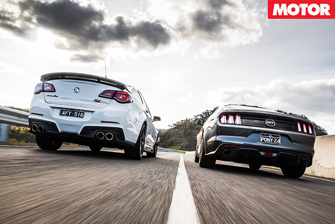 Mustang vs r8 clubsport