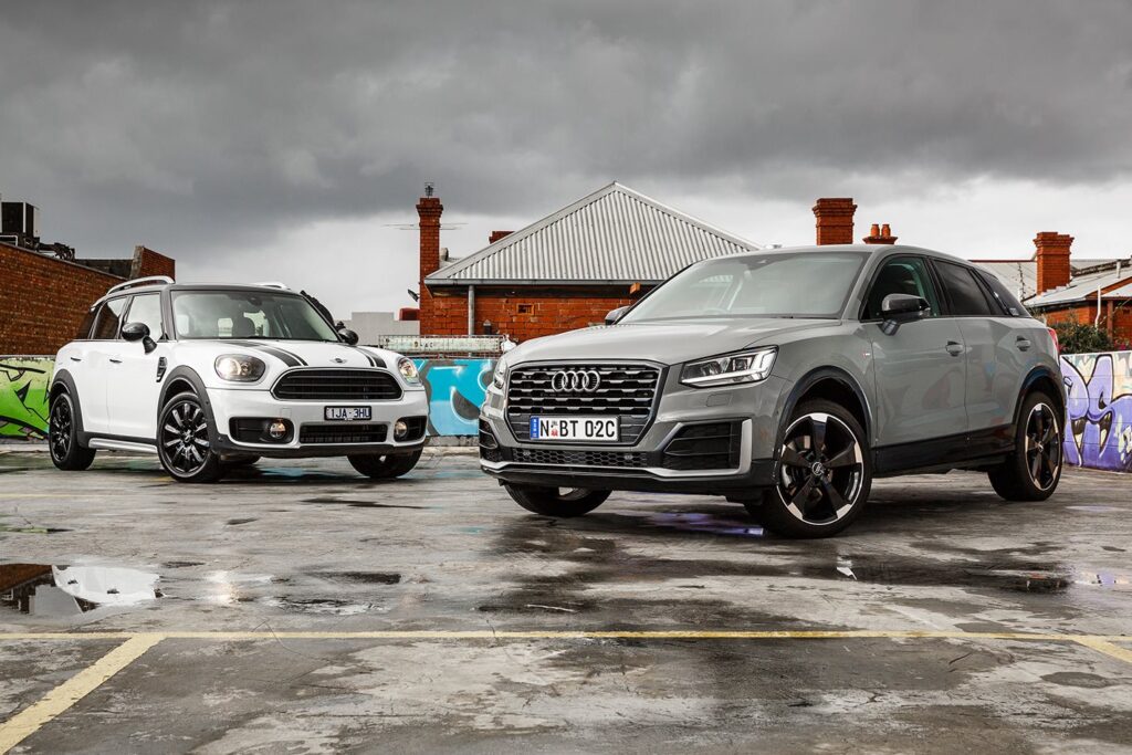 2017 Audi Q2 Design v 2017 Mini Countryman comparison review