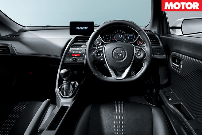 Honda S660 interior