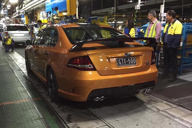 FPV GT-F 500 rear
