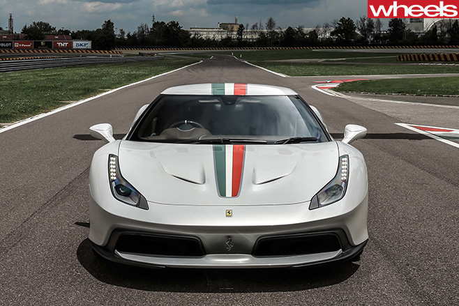Ferrari -458-MM-Speciale -front -top