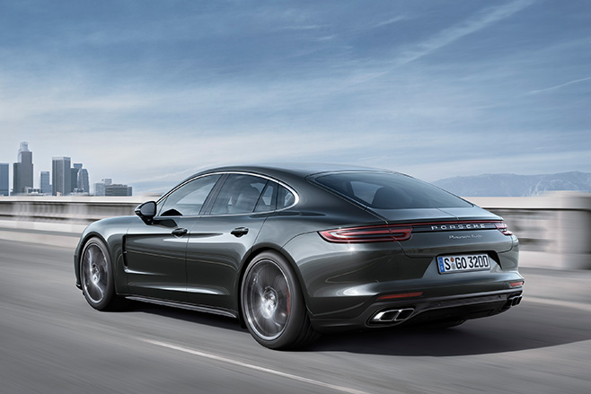 Porsche Panamera rear side