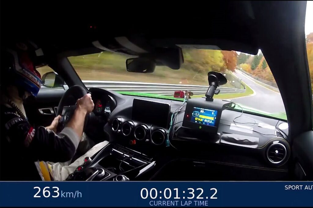 Mercedes-AMG GT R Nurburgring lap