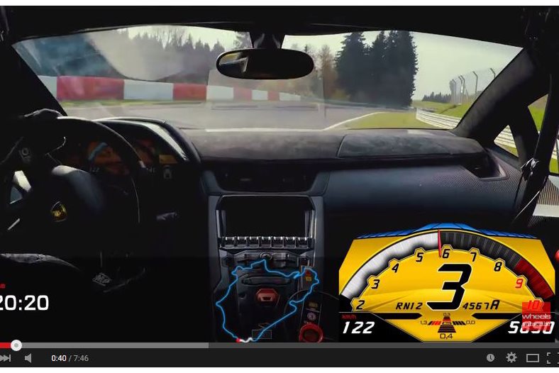 2015 Lamborghini Aventador SV Nurburgring
