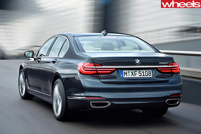 BMW-7-series -730d -rear