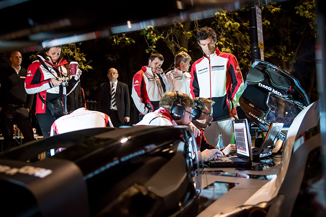 Mark -Webber -porsche -le -mans -London -city