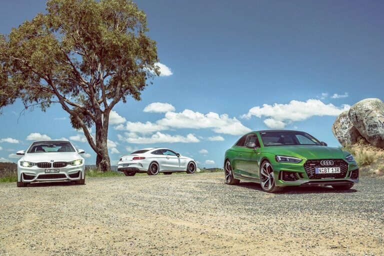 2018 Audi RS5 v BMW M4 Pure v Mercedes-AMG C63 S