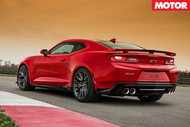 Chevrolet reveals camaro zl1 rear