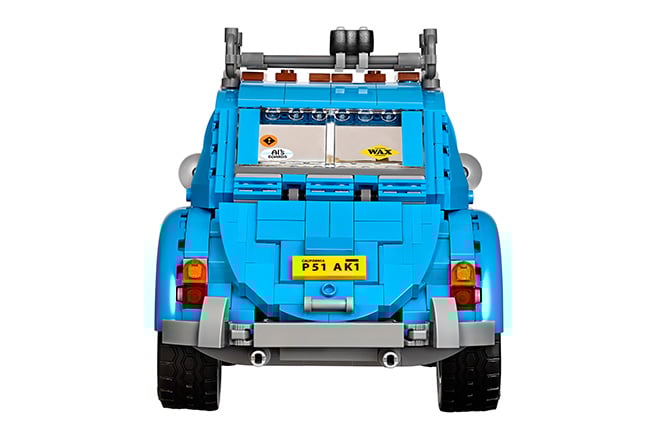 Volkswagen Beetle made of Lego rear
