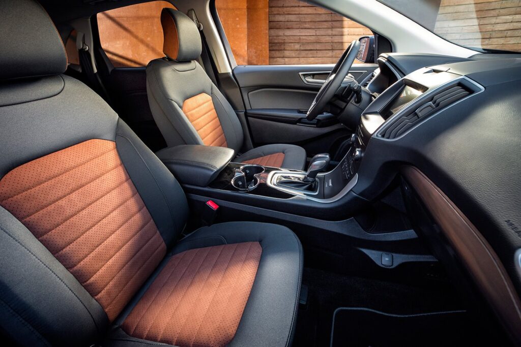 Ford swaps leather for cloth