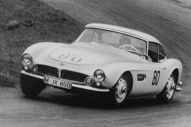 BMW 507 Elvis Pressley car racing