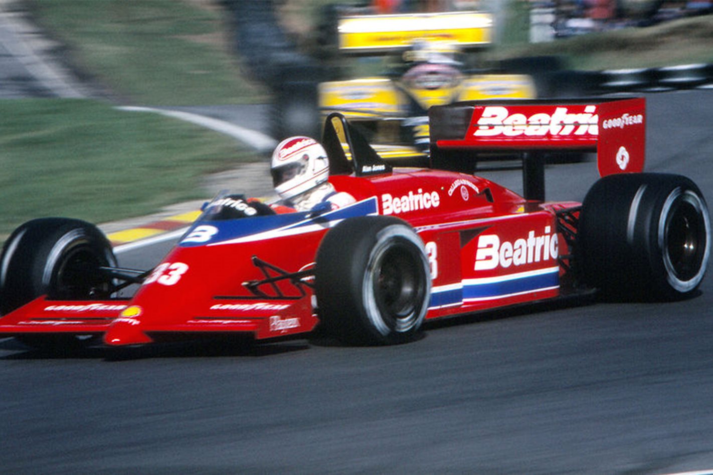 Alan Jones driving Beatrice main