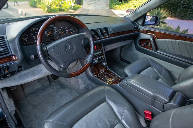 Michael Jordan Mercedes-Benz S600 interior