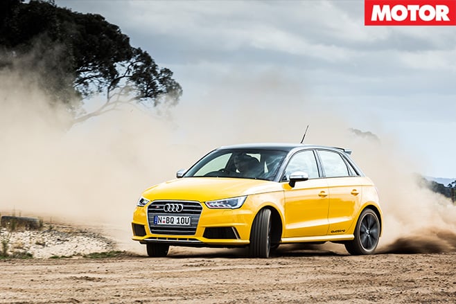 Audi S1 driving