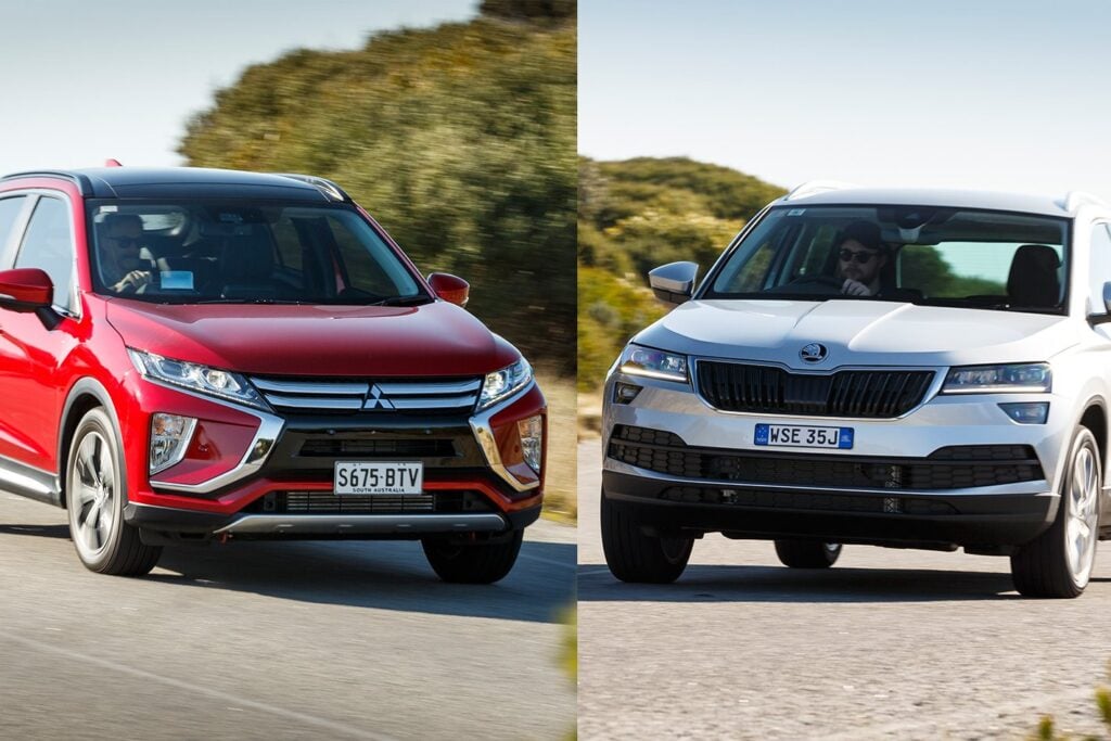 skoda karoq vs mitsubishi eclipse