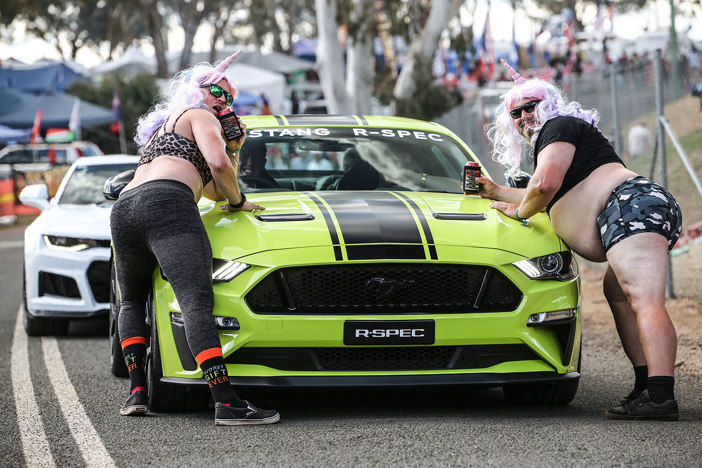 We crash Ford’s Bathurst Mustang R-Spec party with Camaro ZL1