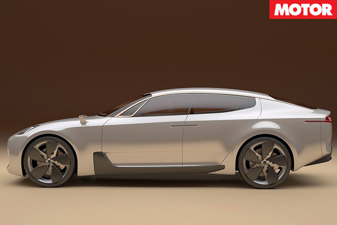 Kia CK rear drive side