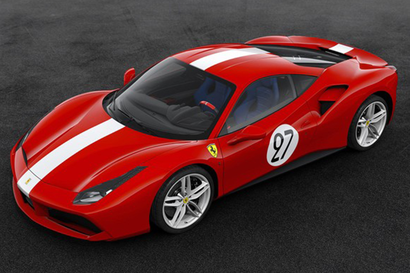 Ferrari 488 GTB retro livery 34