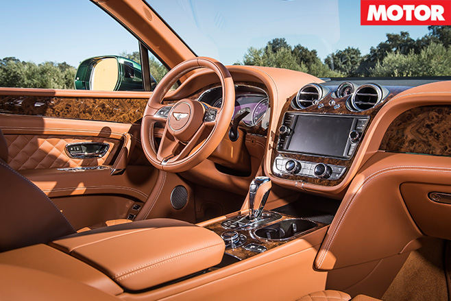 Bentley Bentayga interior