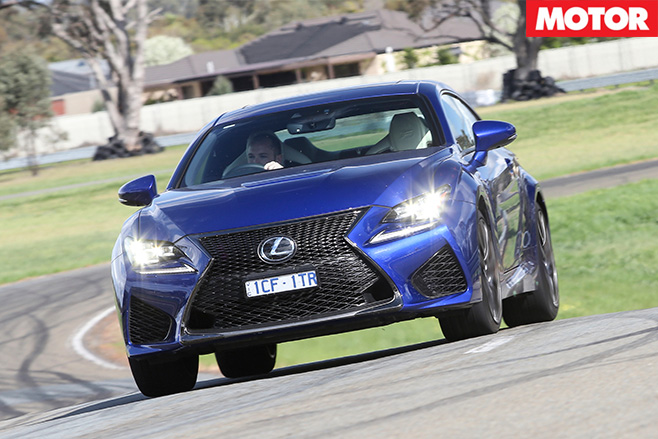 Lexus rc f driving