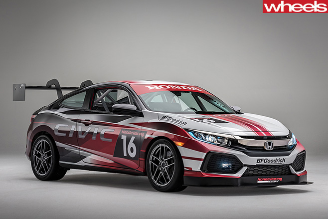 Honda -Civic -Coupe -race -car