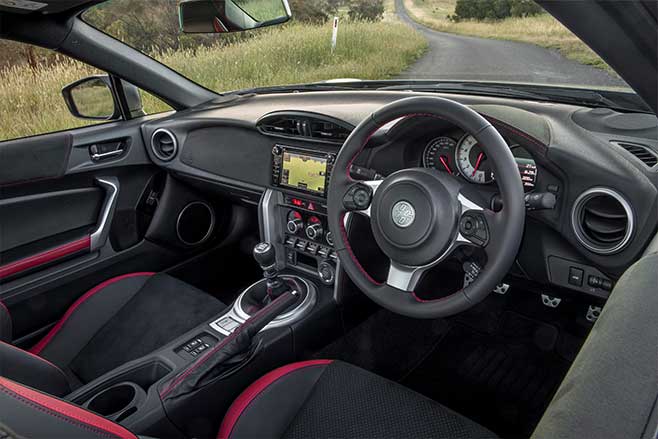 Toyota 86 upgrades interior