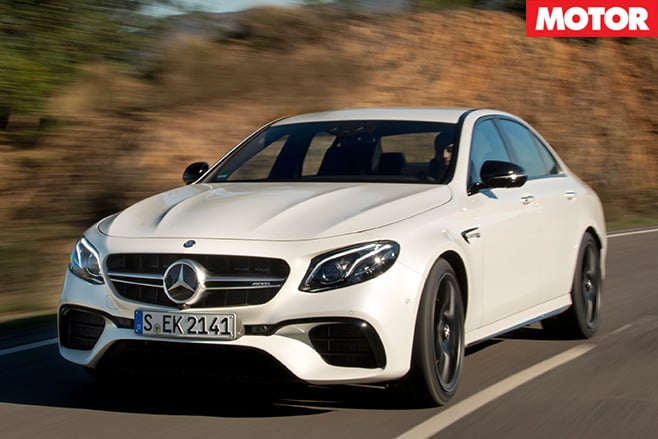 2017 Mercedes-AMG E63 S driving