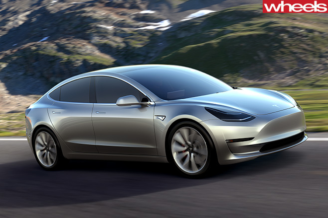 Telsa -Model -3-front -side