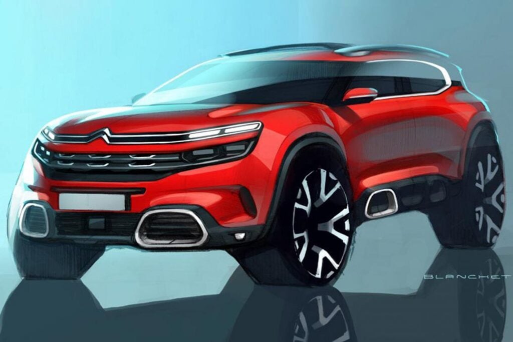 Citroen C5 Aircross concept sketch