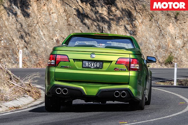 HSV Maloo rear driving
