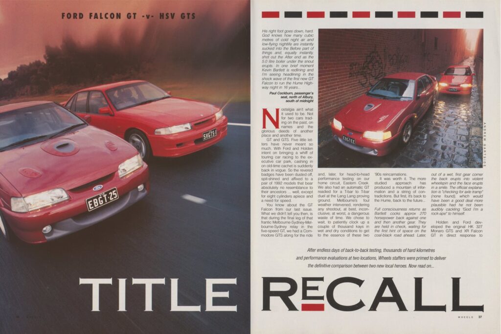 1992 Holden Commodore: Title Recall