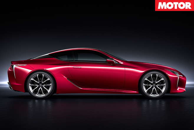 Lexus LC 500 side