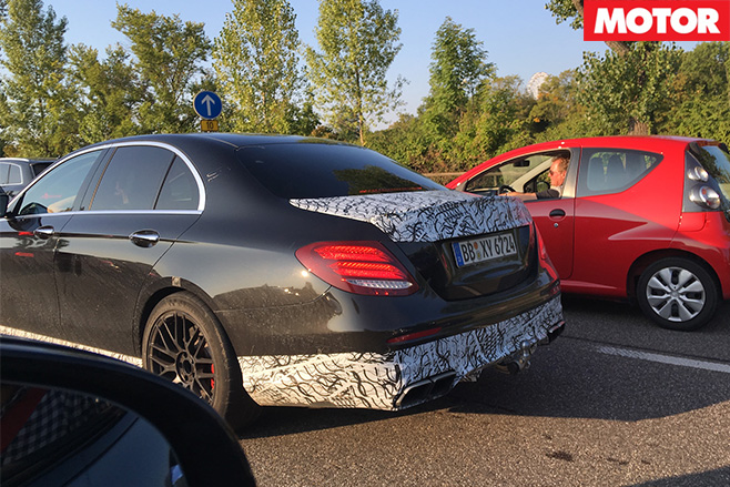 Merc-amg e63 rear camoflauged