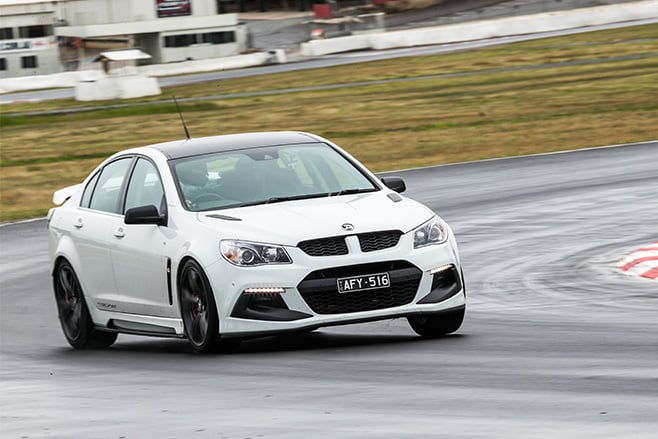 HSV Clubsport R8 LSA track driving