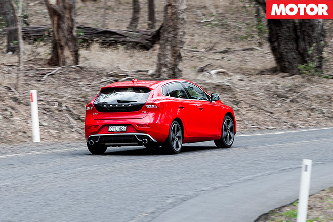 Volvo v40 rear driving