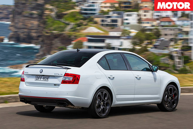 2017 Skoda Octavia RS230 rear