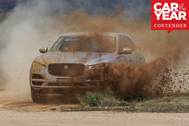 2017 Jaguar F-Pace driving