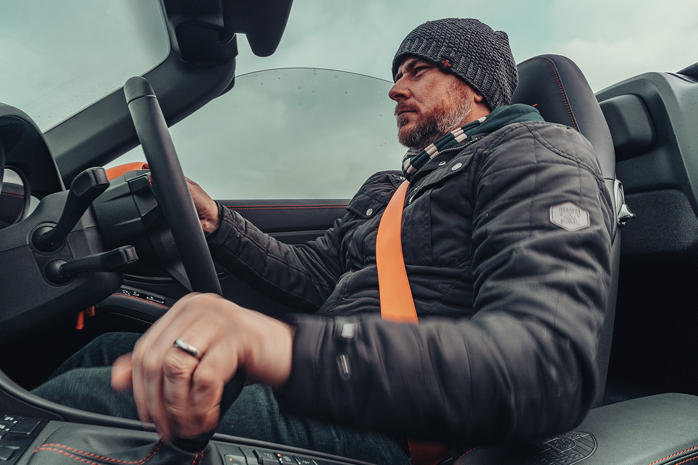 2020 Porsche 911 Speedster driving