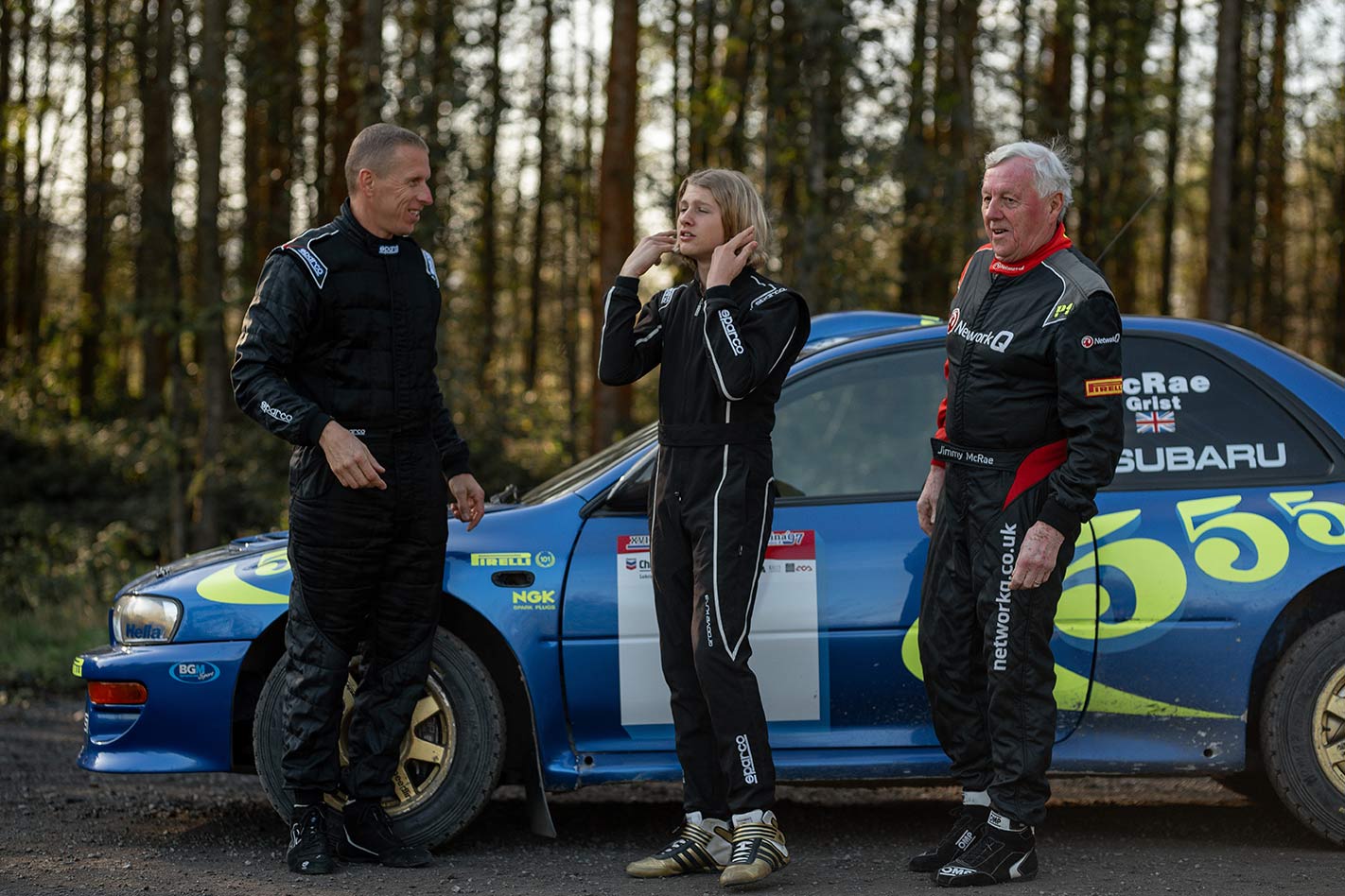 Subaru rally car