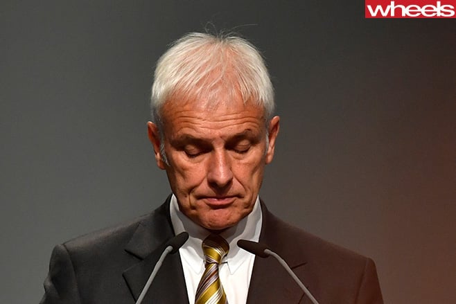 Volkswagen -CEO-Mattias -Mueller -speaking