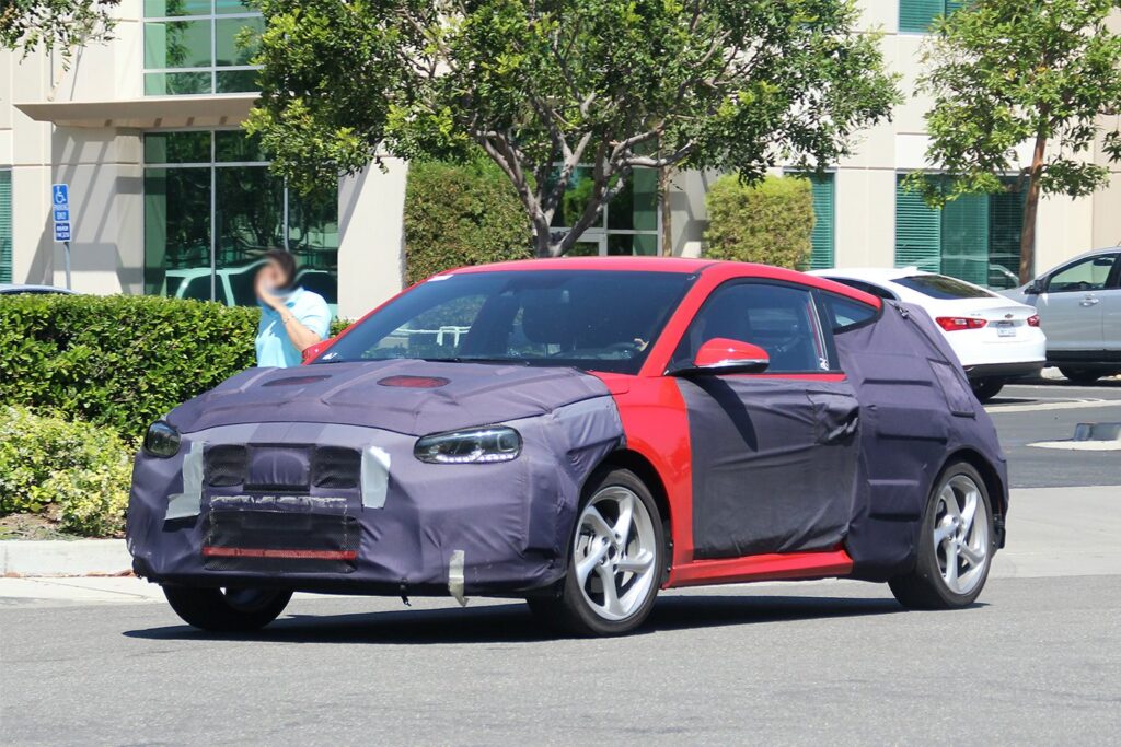 2018 Hyundai Veloster spotted testing