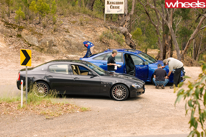 Audi -RS6-and -Maserati -Quattroporte