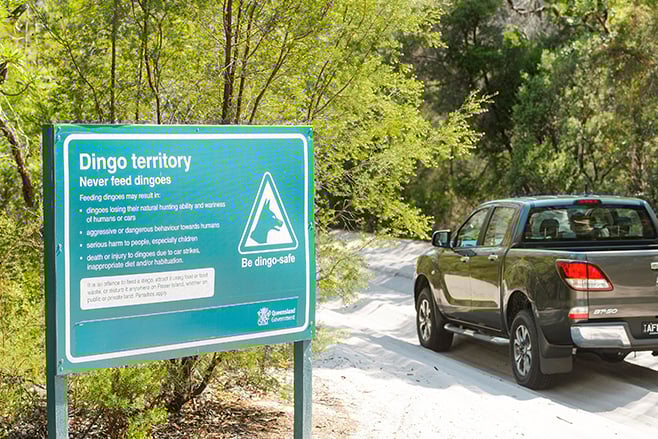 Mazda BT-50 at Fraser Island